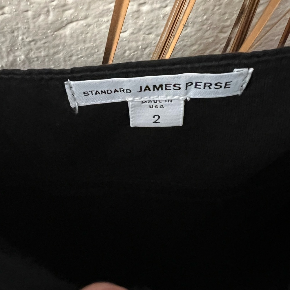 James Perse Black Button-Down Midi Dress - Picture 3 of 5